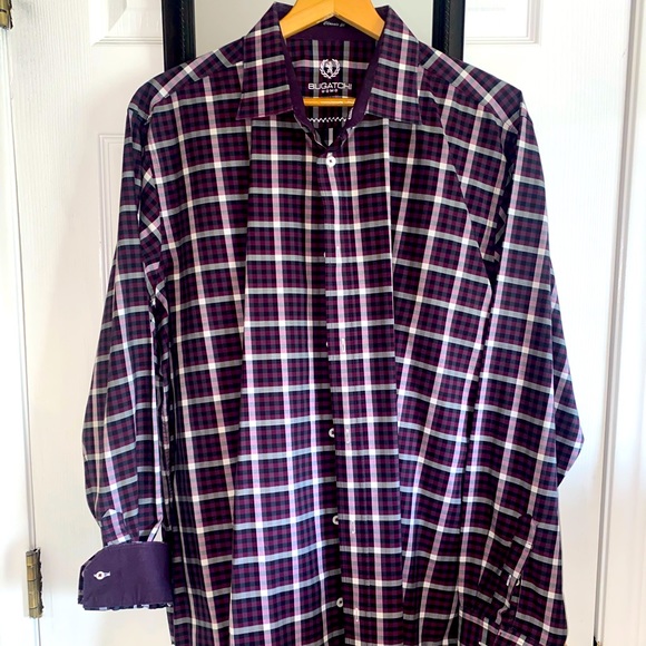 Men's Bugatchi Dress Shirt - Picture 1 of 6